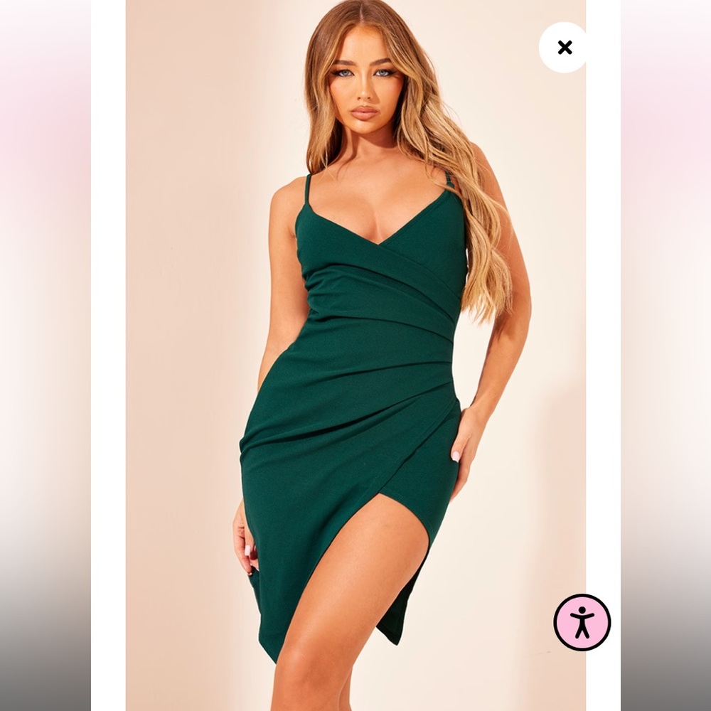 PLT Wrap Front Dress